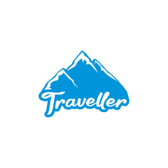 Traveller Life Badge for Bikes and Cars