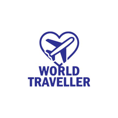 zaqiz World Traveller Sticker – Fly with Passion