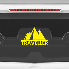 Traveller Life Badge for Bikes and Cars