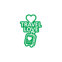 zaqiz Travel Love Sticker – Journey with Heart