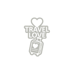 zaqiz Travel Love Sticker – Journey with Heart