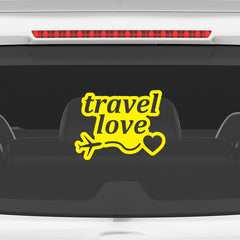 zaqiz Travel Love Sticker – Wanderlust in Style