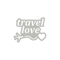 zaqiz Travel Love Sticker – Wanderlust in Style