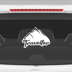 Stylish Globe Trotter Decal for Vehicles