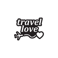 zaqiz Travel Love Sticker – Wanderlust in Style