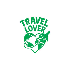 zaqiz Travel Lover Sticker – Explore the World with Heart