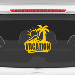 zaqiz Vacation Sticker – Tropical Escape Vibes