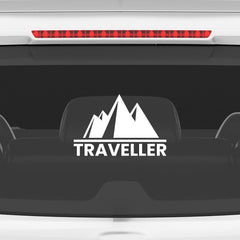 Traveller Life Badge for Bikes and Cars