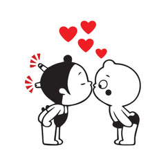 Valentine Love Stickers for Gifts – Couple Sticker Designs Online