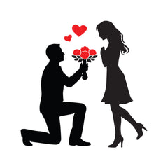 Valentine Day Couple Love Stickers – Romantic Sticker Collection
