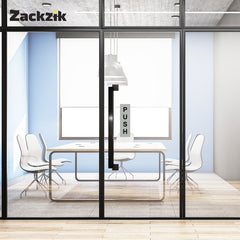Pull Push Door Sign Stickers – Vertical Vinyl Instruction Decals