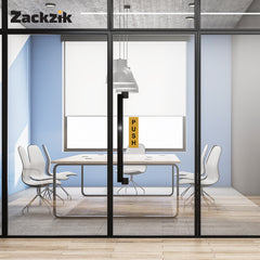Pull Push Door Sign Stickers – Vertical Vinyl Instruction Decals