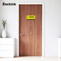 Please Ring Bell for Deliveries Sticker – Waterproof Door Sign