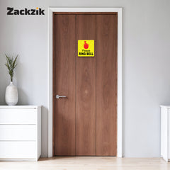 Please Ring Bell Door Sign – Vinyl Instruction Sticker for Home & Office