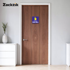 Please Ring Bell Door Sign – Vinyl Instruction Sticker for Home & Office