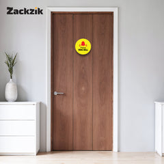 Please Ring Bell Sticker – Clear Door Instruction Sign