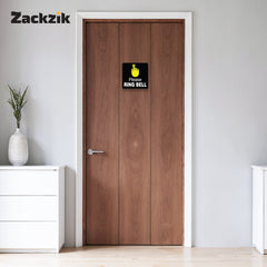 Please Ring Bell Door Sign – Vinyl Instruction Sticker for Home & Office