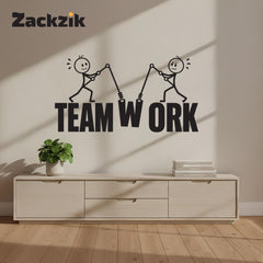 Team Work Motivational Wall Sticker for Office and Workspace