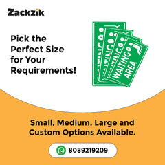 Acrylic Waiting Room Display Board – Easy Fixing