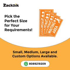 Acrylic Waiting Room Display Board – Easy Fixing