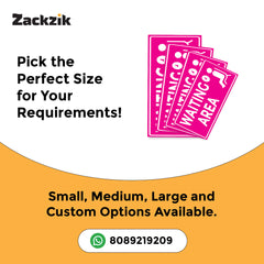 Acrylic Waiting Room Display Board – Easy Fixing