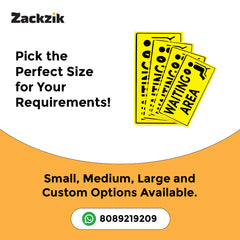 Acrylic Waiting Room Display Board – Easy Fixing