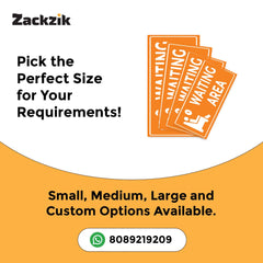 Professional Waiting Room Nameplate – Sleek Finish