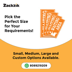 Reception Waiting Room Wall Board – Bold Letters