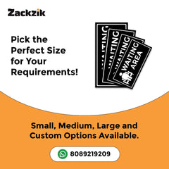 Waiting Room Signage – Durable and Lightweight