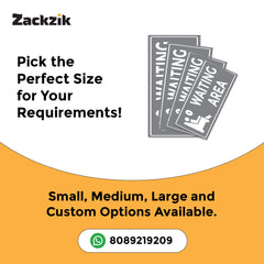 Professional Waiting Room Nameplate – Sleek Finish