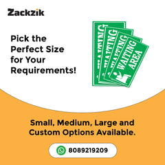 Reception Waiting Room Wall Board – Bold Letters