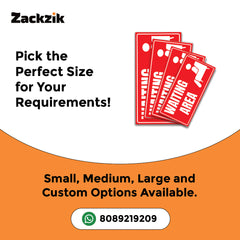 Vinyl Waiting Room Board – Easy to Mount Design