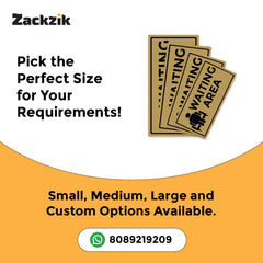 Waiting Room Signage – Durable and Lightweight