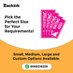 Professional Waiting Room Nameplate – Sleek Finish