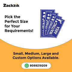 Acrylic Waiting Room Display Board – Easy Fixing