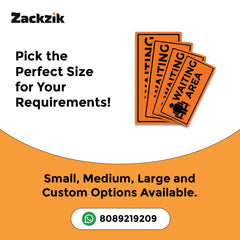 Waiting Room Signage – Durable and Lightweight