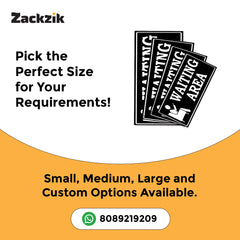 Reception Waiting Room Wall Board – Bold Letters