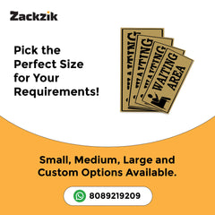 Reception Waiting Room Wall Board – Bold Letters