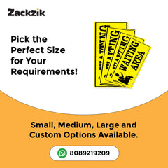 Reception Waiting Room Wall Board – Bold Letters