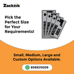 Vinyl Waiting Room Board – Easy to Mount Design