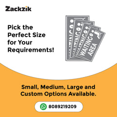 Acrylic Waiting Room Display Board – Easy Fixing