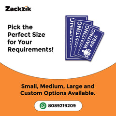 Waiting Room Signage – Durable and Lightweight