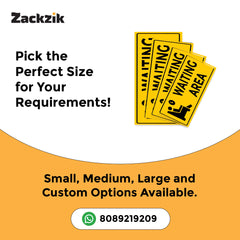 Professional Waiting Room Nameplate – Sleek Finish