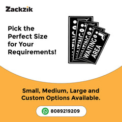 Acrylic Waiting Room Display Board – Easy Fixing