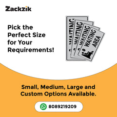 Professional Waiting Room Nameplate – Sleek Finish