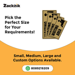 Vinyl Waiting Room Board – Easy to Mount Design