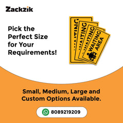 Waiting Room Signage – Durable and Lightweight