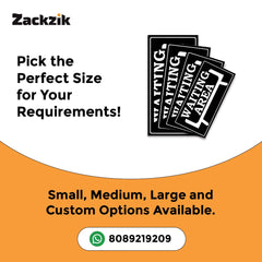 Office Waiting Room Door Sign – Simple Look