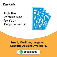 Acrylic Waiting Room Display Board – Easy Fixing