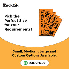 Reception Waiting Room Wall Board – Bold Letters